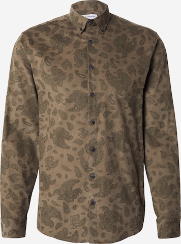 Lindbergh Regular Fit Paita värissä vihreä: etupuoli