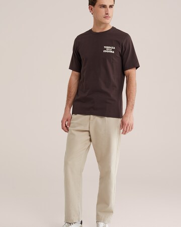 WE Fashion T-shirt i brun