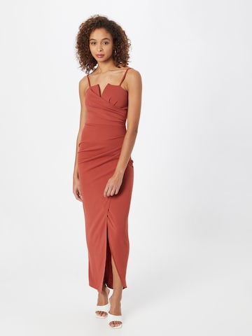 WAL G. Dress 'NADIA' in Red: front