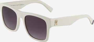 Lunettes de soleil TOMMY HILFIGER en beige : devant