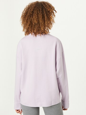 NIKE Athletic Sweatshirt in Purple