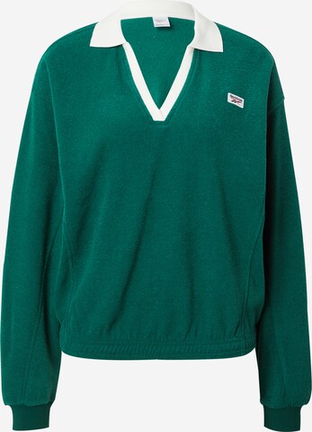 Reebok Sweatshirt in Green: front