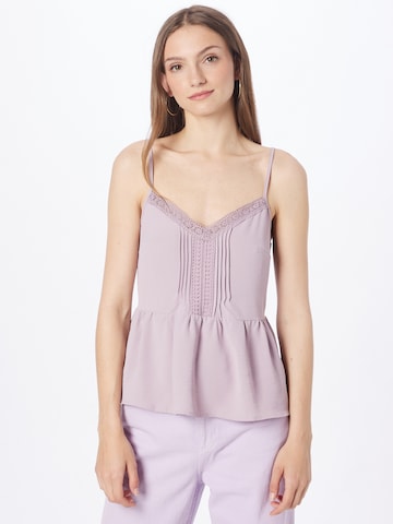 ABOUT YOU Top 'Carla' in Purple: front