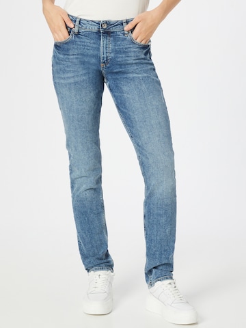 QS Slimfit Jeans 'Catie' in Blauw: voorkant