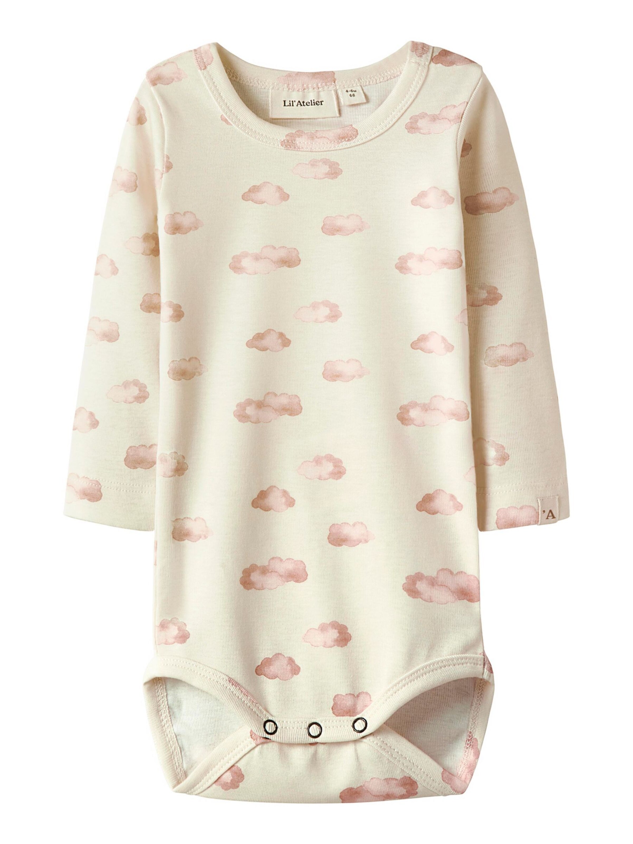 NAME IT - Pijama entero/body en beige: frente