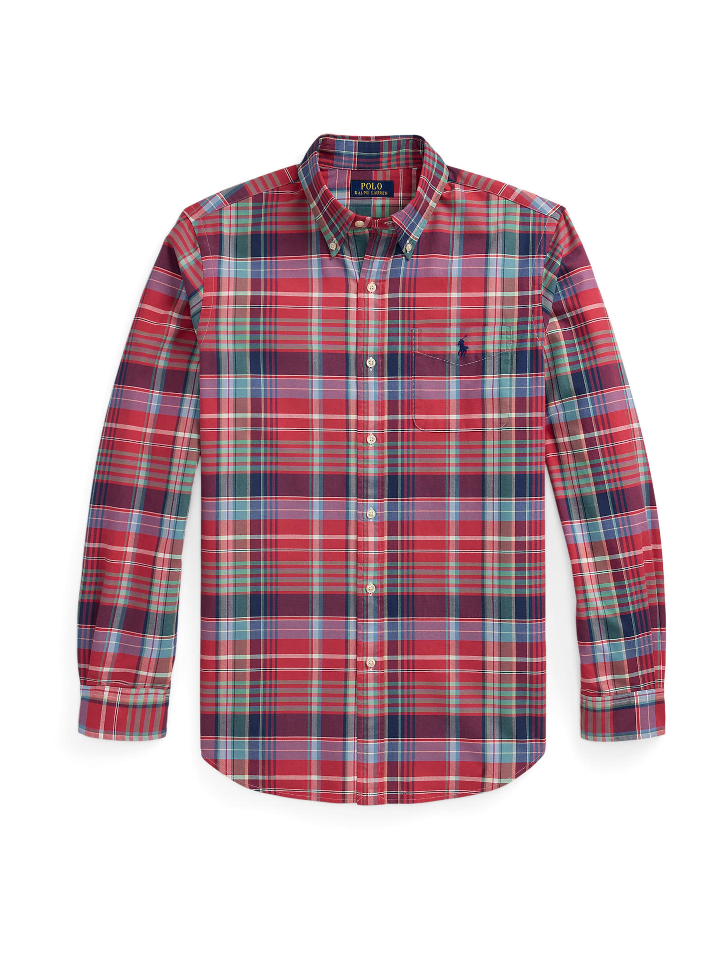 Polo Ralph Lauren Slim fit Srajca | rdeča barva: sprednja stran