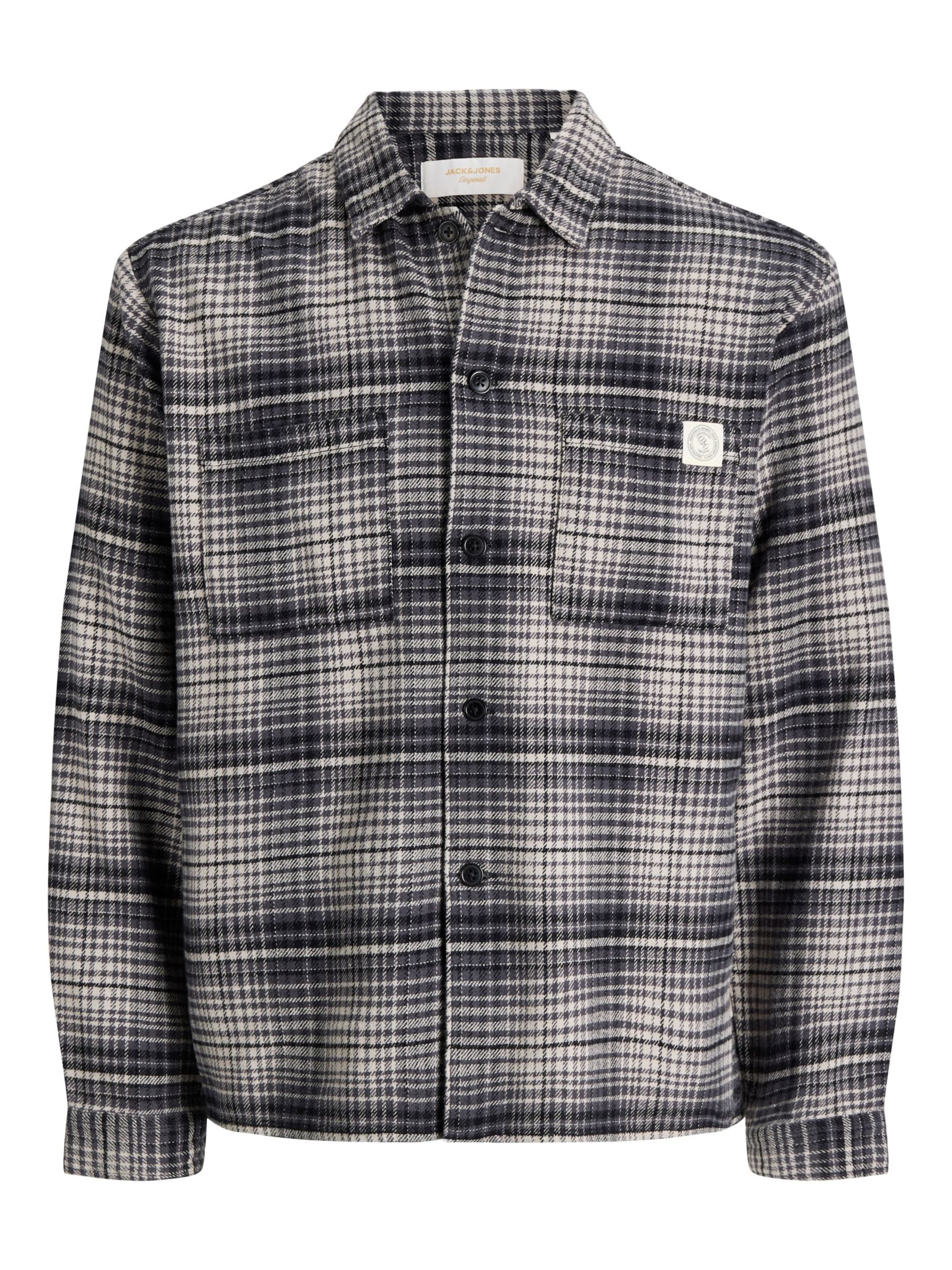 JACK & JONES Overhemd in Zwart: voorkant