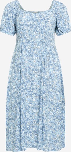 Cotton On Curve Kleid 'Mary' in rauchblau / hellblau / weiß, Produktansicht