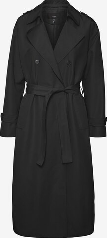 Vero Moda Curve Between-Seasons Coat 'Chloe' in Black: front