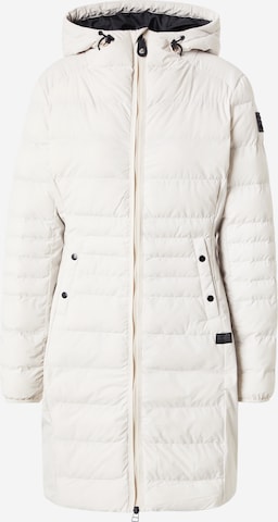 G-STAR Pitkä talvitakki 'Foundation' värissä beige: etupuoli