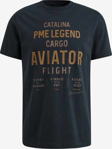 Pme-Legend Shirt 'PME Legend - T-shirt' in Blauw: voorkant