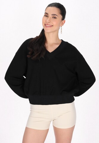 faina Athlsr Sweatshirt in Schwarz: Vorderseite