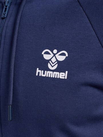 Hummel Sportsweatvest in Blauw