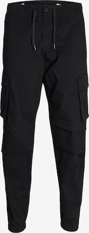 Effilé Pantalon cargo 'Kane Noah' JACK & JONES en noir : devant