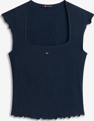 Tommy Jeans Top w kolorze niebieski: przód