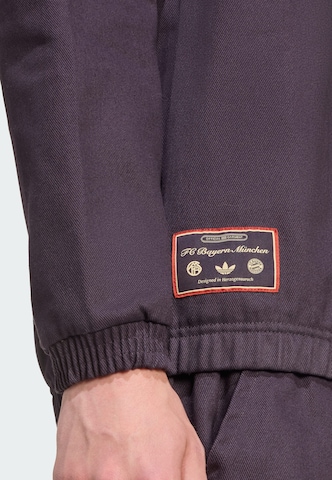 Sweat-shirt 'FC Bayern München Terrace Icons' ADIDAS ORIGINALS en violet