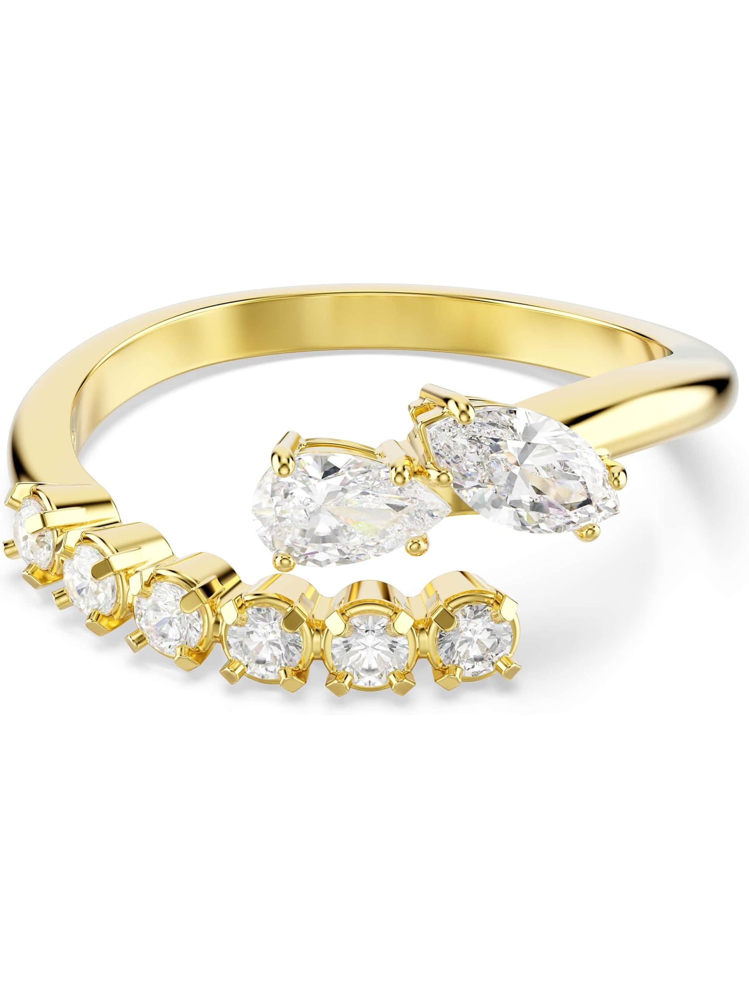 Swarovski Ring 'Mesmera' in Gold: Vorderseite