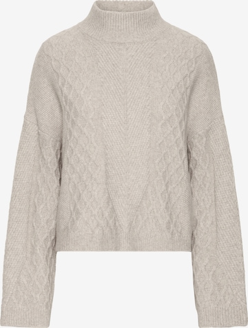 Pull-over 'IHMYLLE' ICHI en beige : devant
