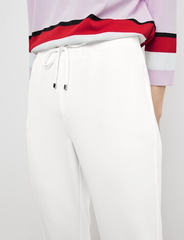 GERRY WEBER Lużny krój Spodnie w kolorze biały