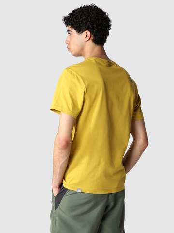 THE NORTH FACE Regular fit T-shirt i gul