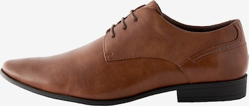 Next - Zapatos con cordón 'Derby' en marrón: frente