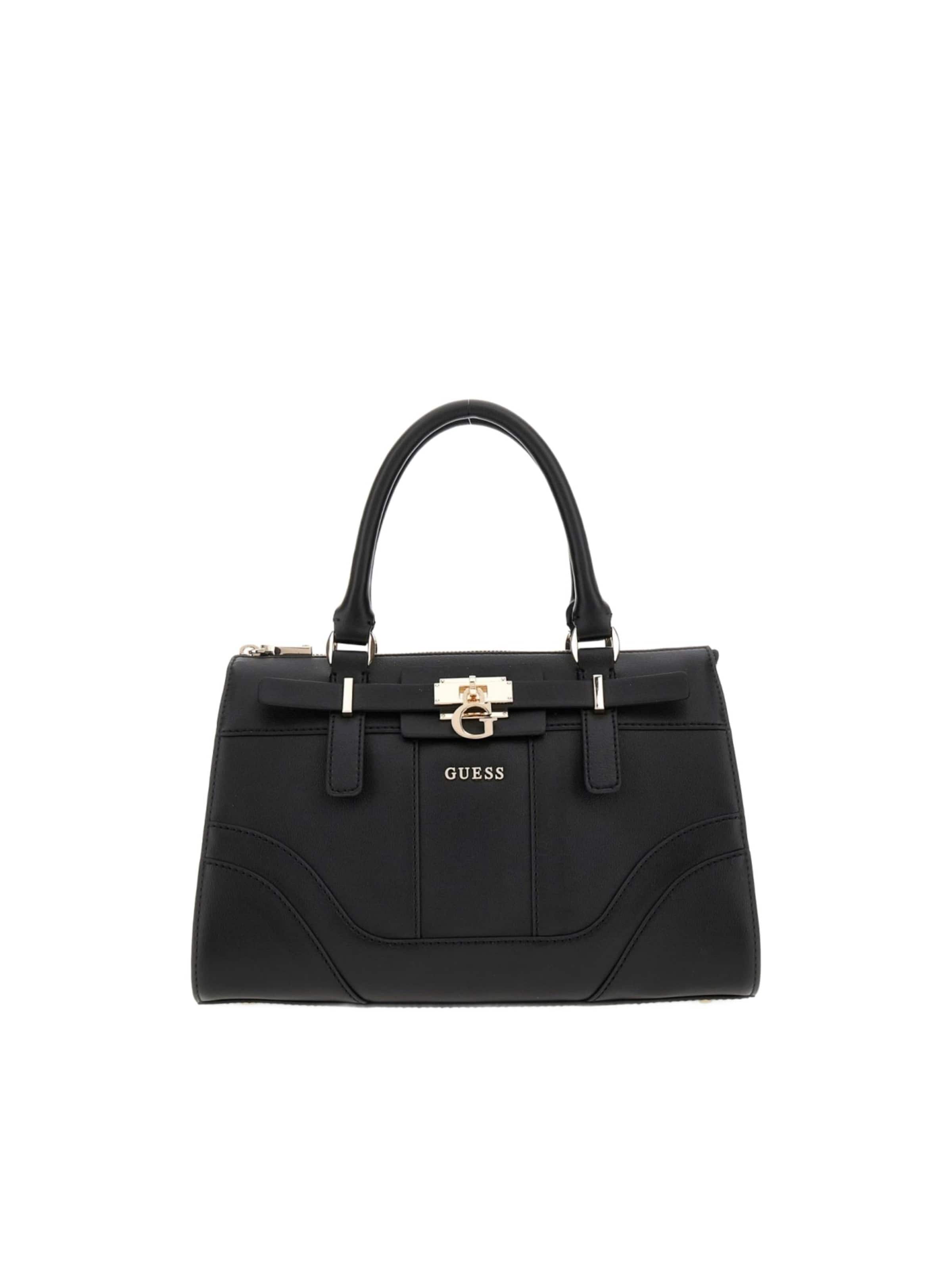 GUESS Shopper 'Guess Cabas / Shopping Latona Mini Tote Black' in Zwart: voorkant