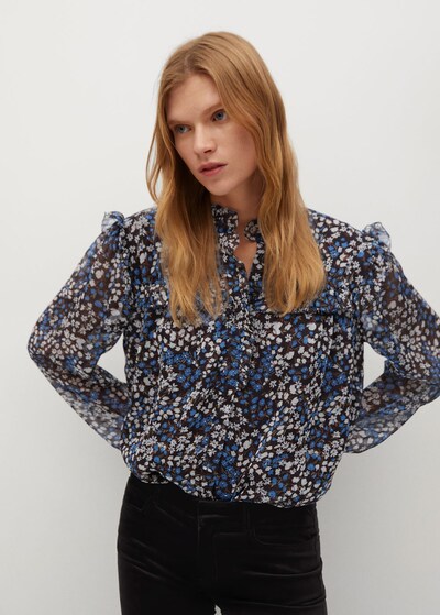 MANGO Bluse 'Fancy' in mischfarben, Modelansicht