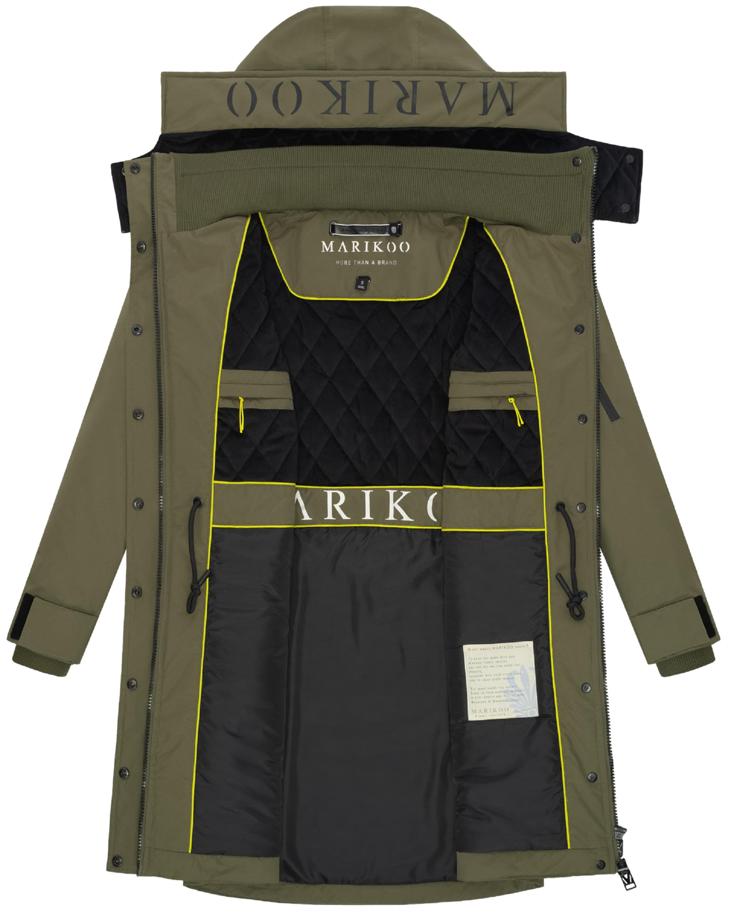 MARIKOO Mantel 'Anoukaa 16' in Grün