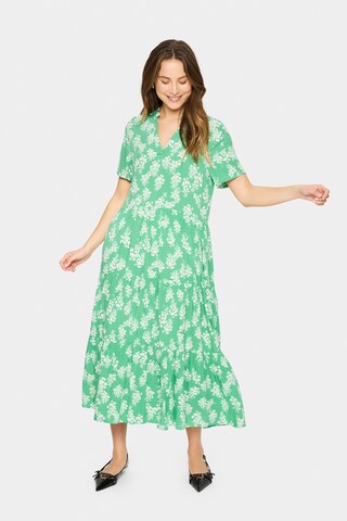 SAINT TROPEZ - Vestido 'Eda' em verde
