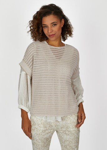 eve in paradise Sweater 'Fiona' in Beige: front