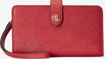 Portamonete di Lauren Ralph Lauren in rosso: frontale