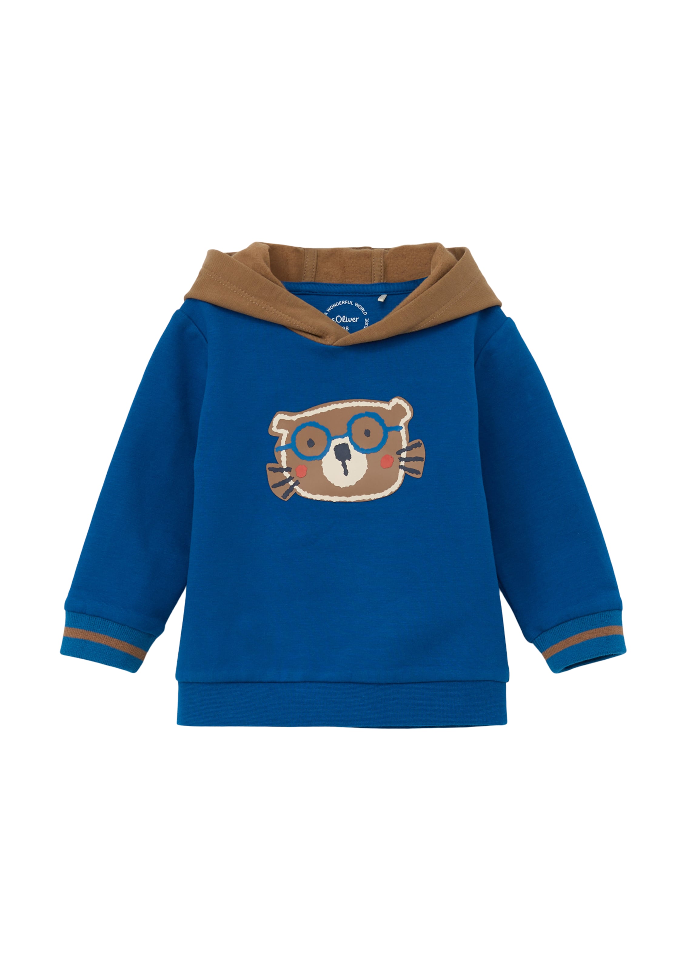 s.Oliver Sweatjacke in Blau: Vorderseite