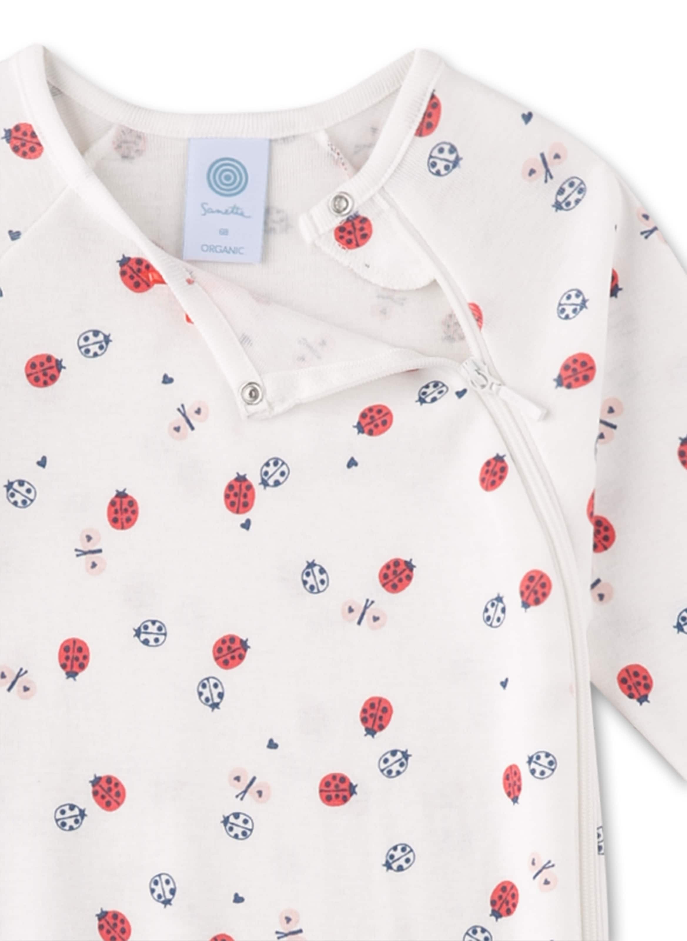 Sanetta Strampler (GOTS) in Weiß