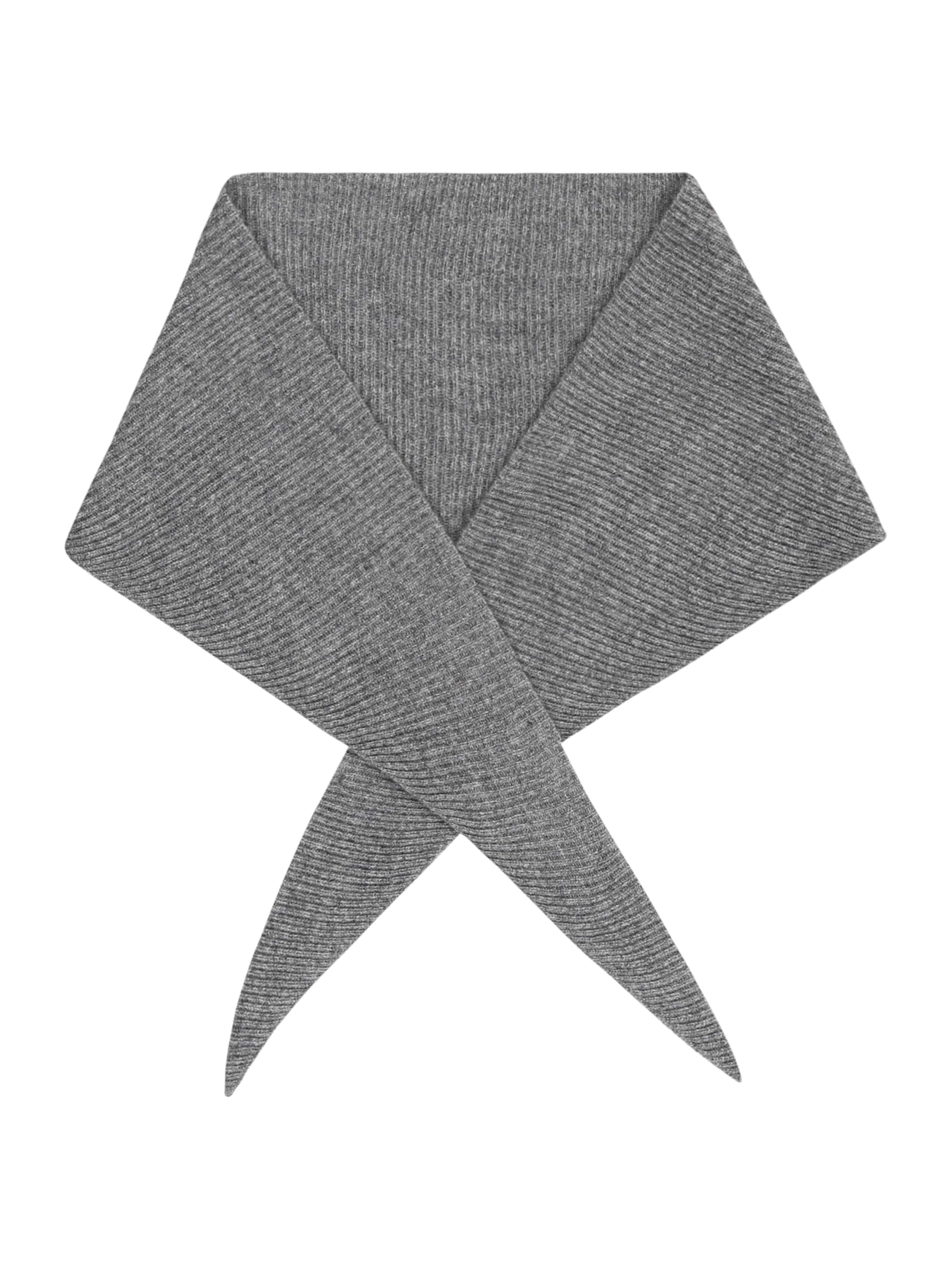 MSCH COPENHAGEN Шарф 'Lowee' в Серый: спереди