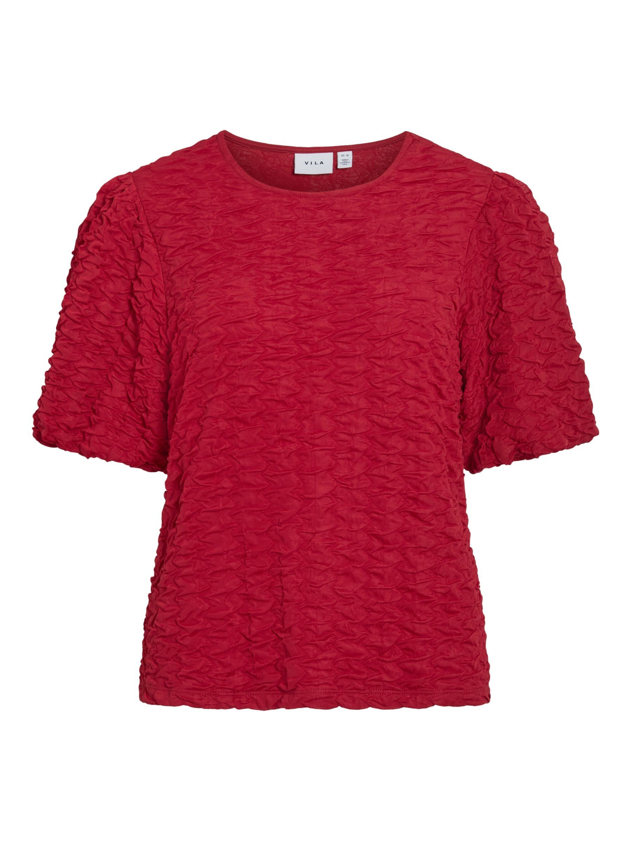 VILA Blouse 'VIBEANA' in Rood: voorkant