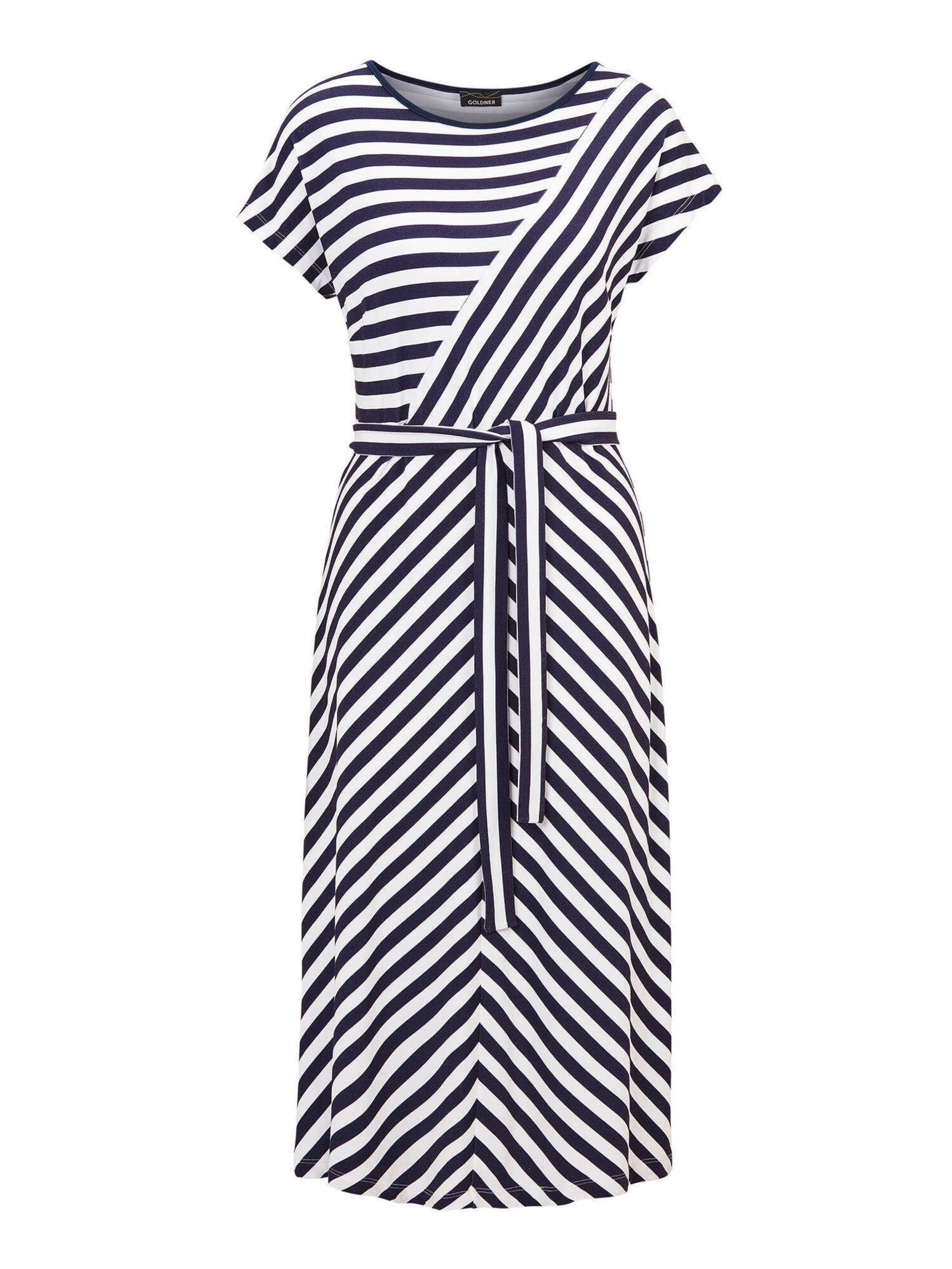 Robe d’été Goldner en blanc : devant