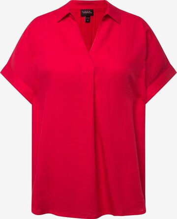 Ulla Popken Blouse in Rood: voorkant