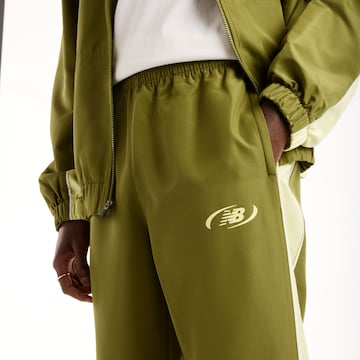 new balance - Tapered Pantalón 'Trackside' en verde