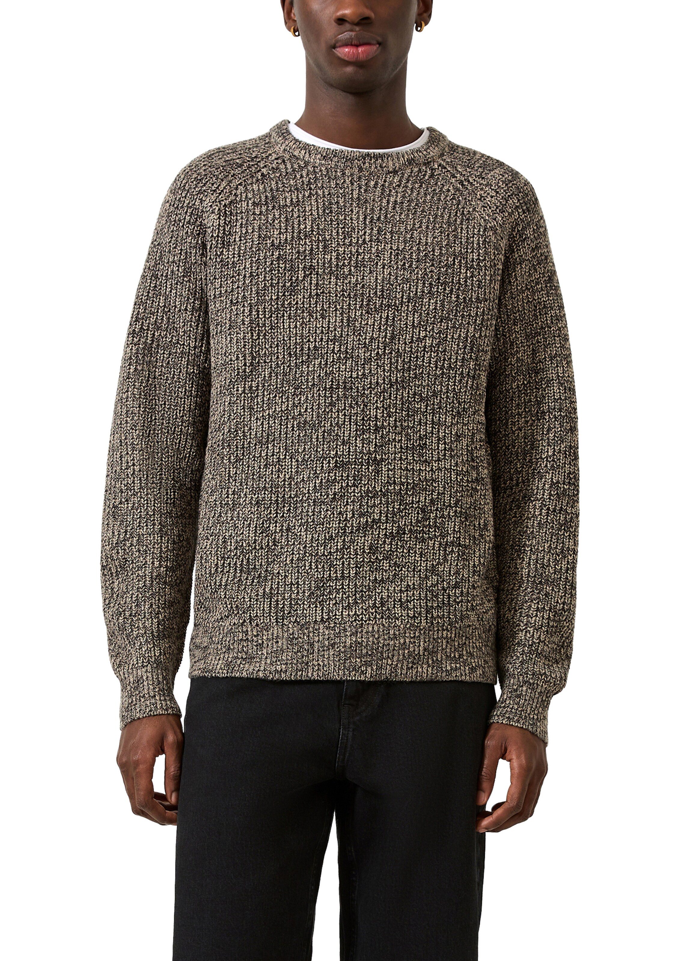 Pull-over QS en marron : devant