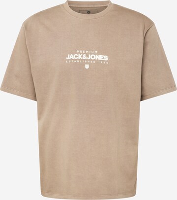 JACK & JONES Bluser & t-shirts 'HUXI' i brun: forside