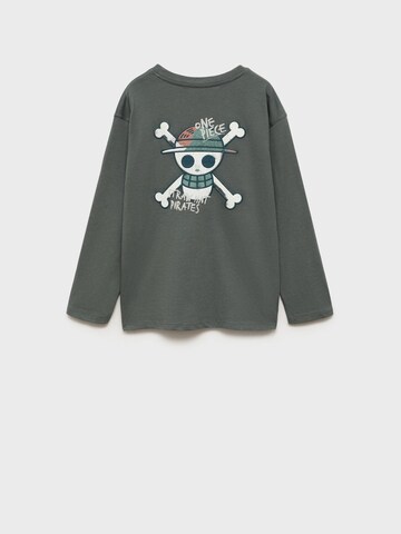 MANGO KIDS Koszulka 'STRAW' w kolorze zielony