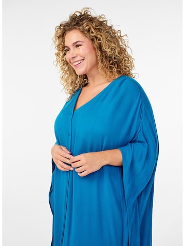 Swim by Zizzi Plážové šaty - Modrá