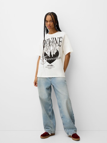T-shirt Bershka en beige