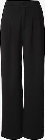 Pantalon à pince Estelou en noir : devant