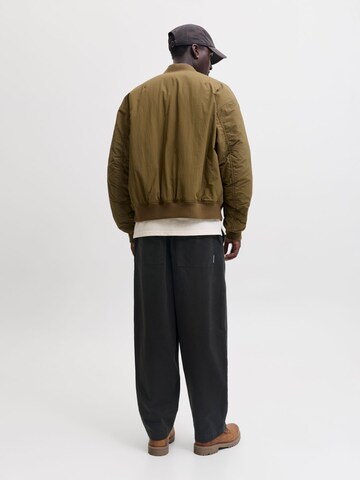 JACK & JONES Barrel Pants 'JPSTEvan Elvaro' in Black