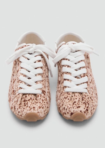 MANGO Sneakers in Beige