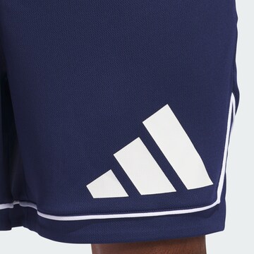ADIDAS PERFORMANCE Loosefit Sportbroek in Blauw