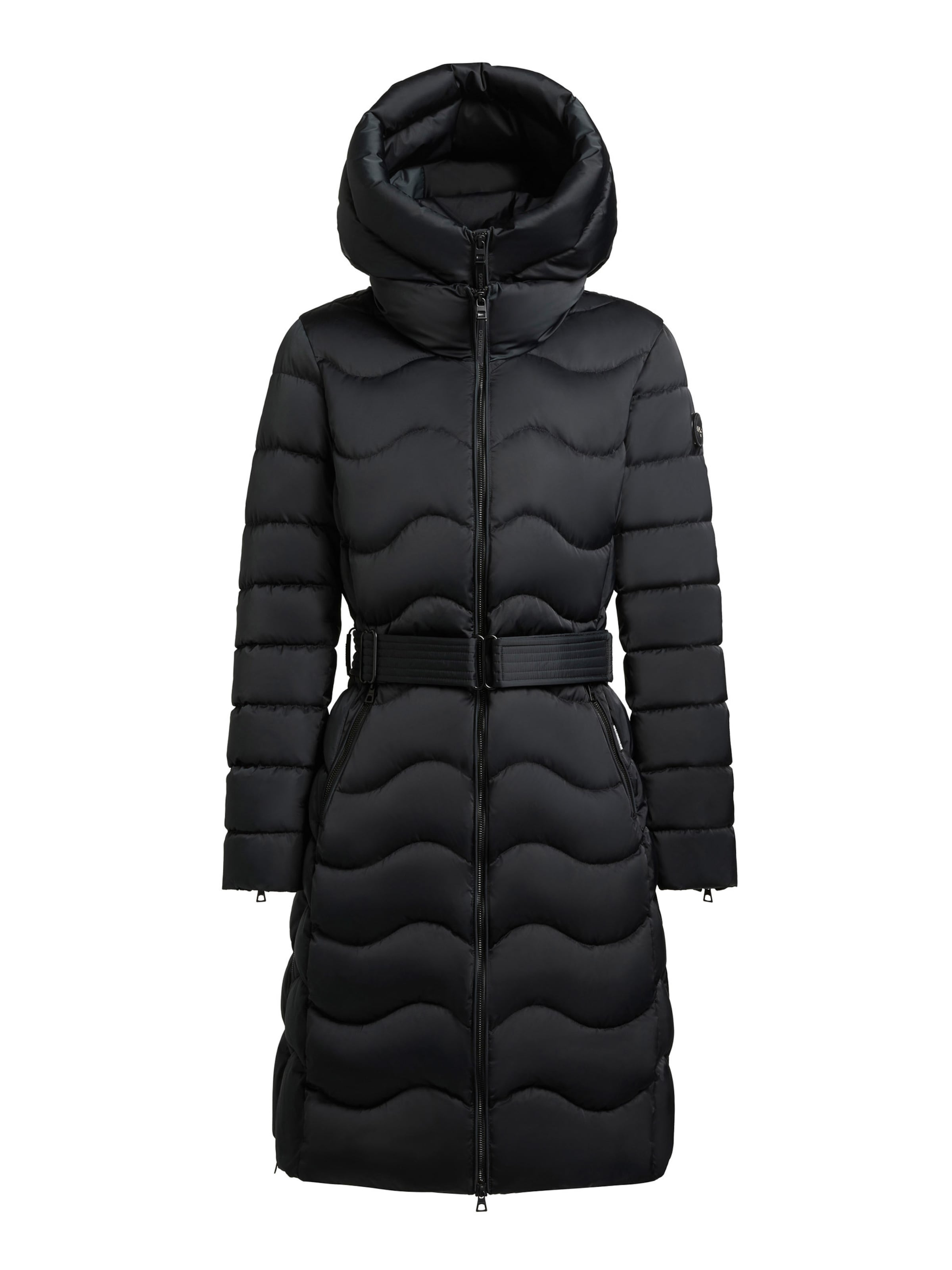 khujo Zimski plašč 'MIRA' | črna barva: sprednja stran