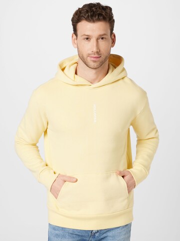 HOLLISTERSweater majica - žuta boja: prednji dio