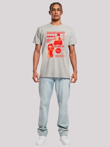 F4NT4STIC Shirt 'Sex Education Otis Talking Helps Netflix TV Series' in Grey
